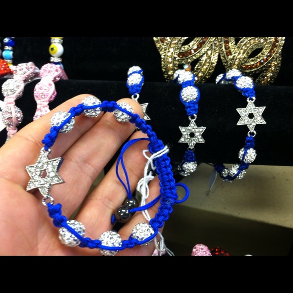 Jewish star shamballa bracelet