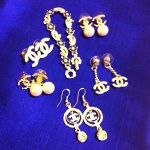 Earrings and Bracelet