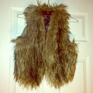 American Eagle Fur Vest