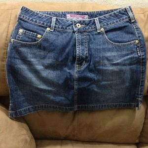 Denim miniskirt