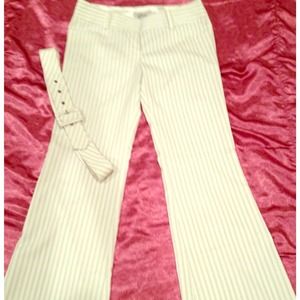 ✂REDUCED! ✂White pinstriped dress pants