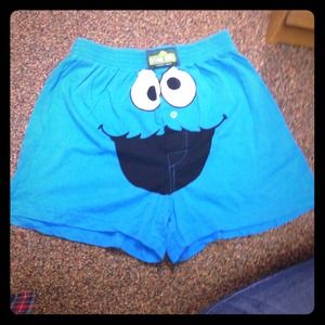 Blue Cookie Monster Boxers :)