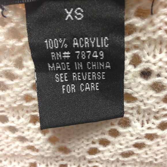 Off-white Eyelet Cardigan - Picture 2 of 3