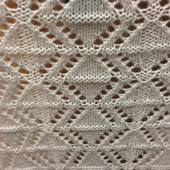 Off-white Eyelet Cardigan - Picture 3 of 3