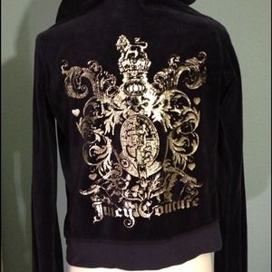 BUNDLE JC Velour Jacket and Pave Earrings