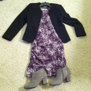 BB Dakota brushstroke dress