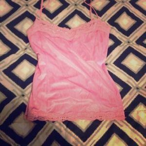 Pink Worthington lace Cami