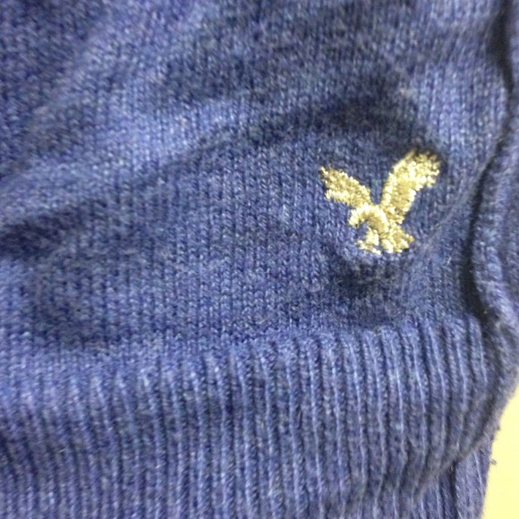 Indigo American Eagle Boyfriend Cardi - Picture 3 of 3