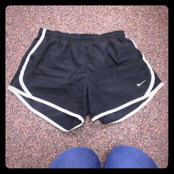 Black & White Nike Running Shorts - Picture 1 of 3