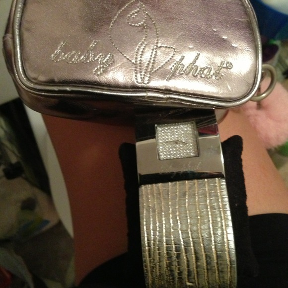Baby Phat wide band bling watch