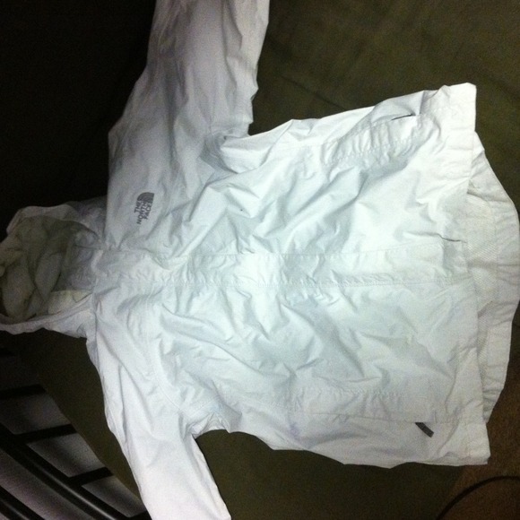 White northface jacket