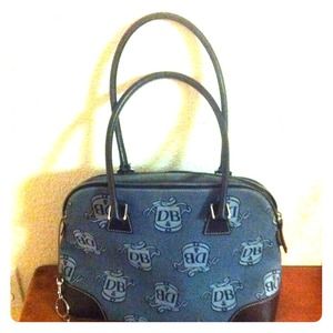 Blue Dooney and Burke Dome handbag