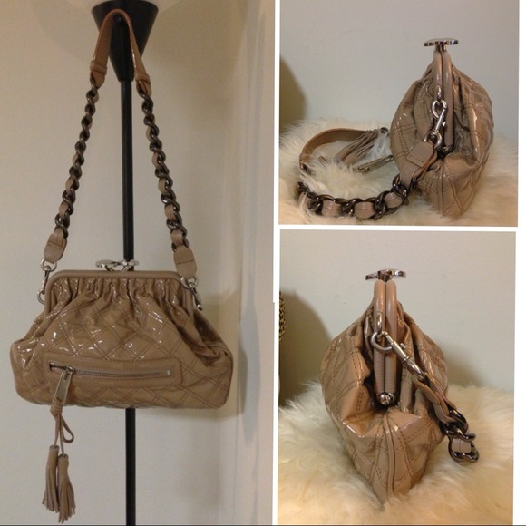 💟MARC JACOBS💟Quilted little stam nude patent bag - Picture 4 of 4