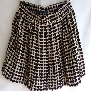 Zara Pleated Heart Skirt