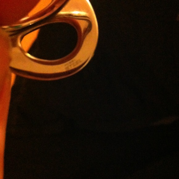 Fossil. Abstract steele ring - Picture 3 of 3