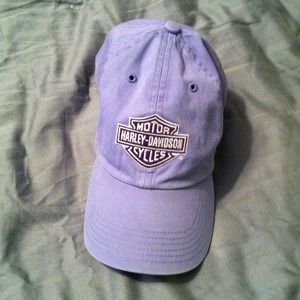 Ladies Lavender Harley Davidson hat