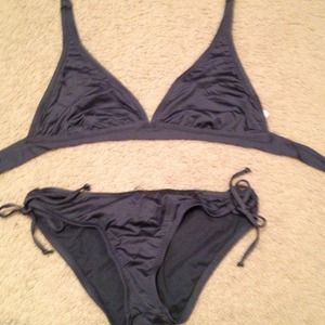 Charcoal Gray bikini set