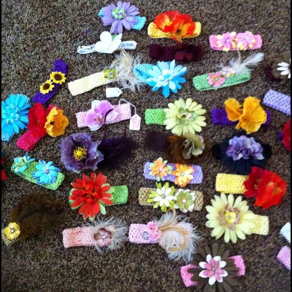🌺BEAUTIFUL handmade baby girl head bands. 🌺 - Picture 2 of 3