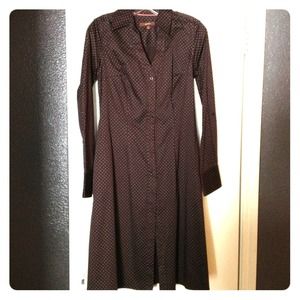 ✋SOLD - Chocolate Polka Dot Dress
