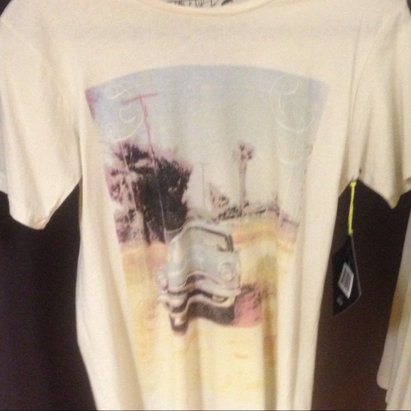 Men's cream T
