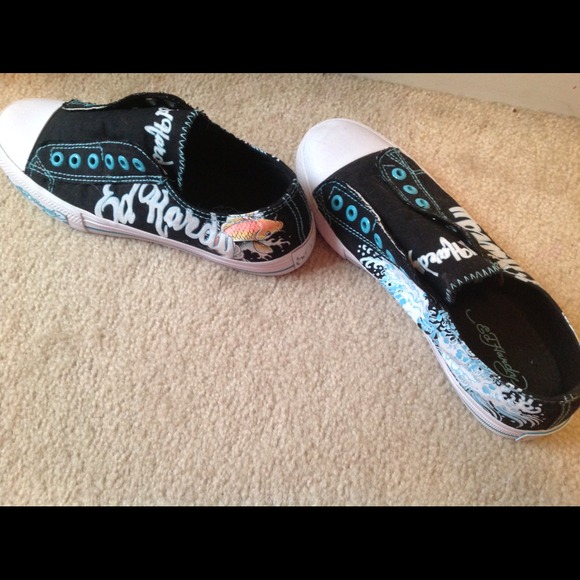 Ed hardy shoes. Never worn