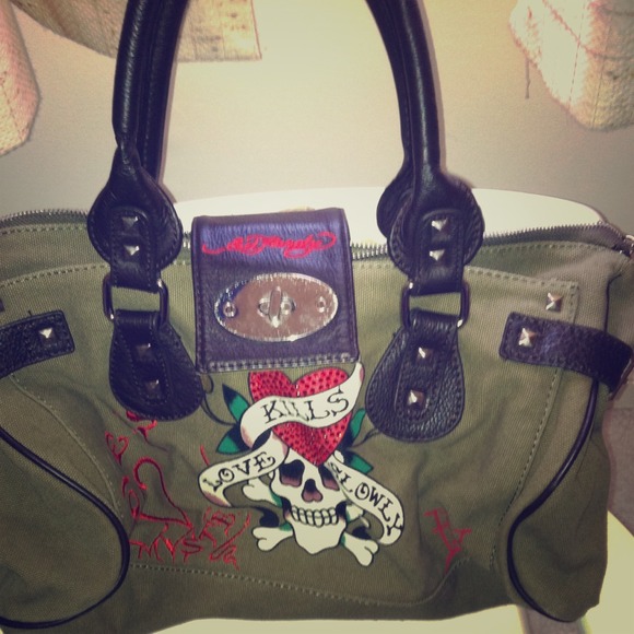 Ed Hardy purse. Great condition