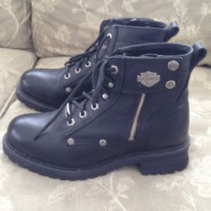 Leather Harley Davidson boots