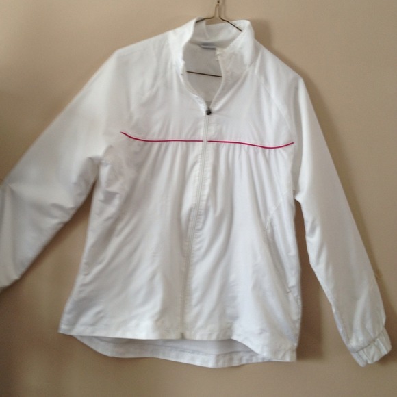 White running jacket with pink - Picture 1 of 2