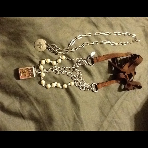 Two cute necklaces and one charm!