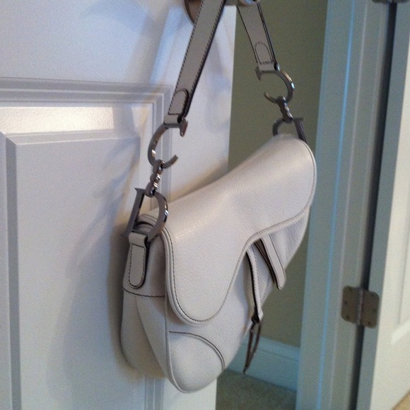 saddle bag white dior