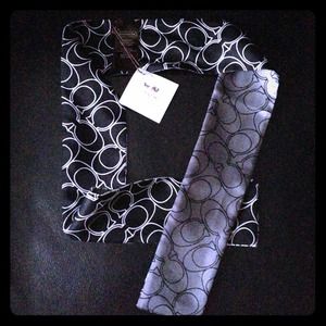NEW**Authentic Coach Silk Head Scarf