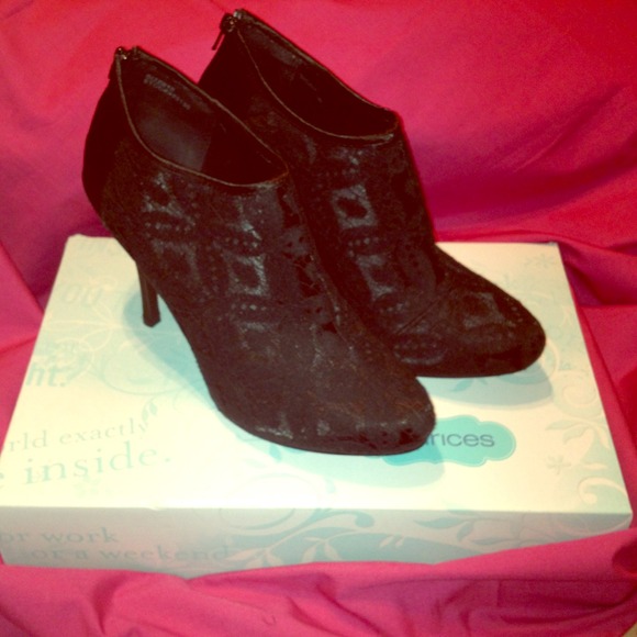 Shoes - Lace Booties