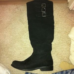 Fashionable knee high boots!