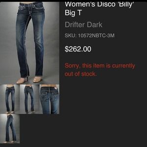 True Religion BILLY BIG T jeans 💜