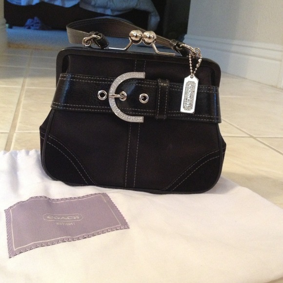 Coach Clutches & Wallets - 🎉REDUCED🎉 Coach black satin bag