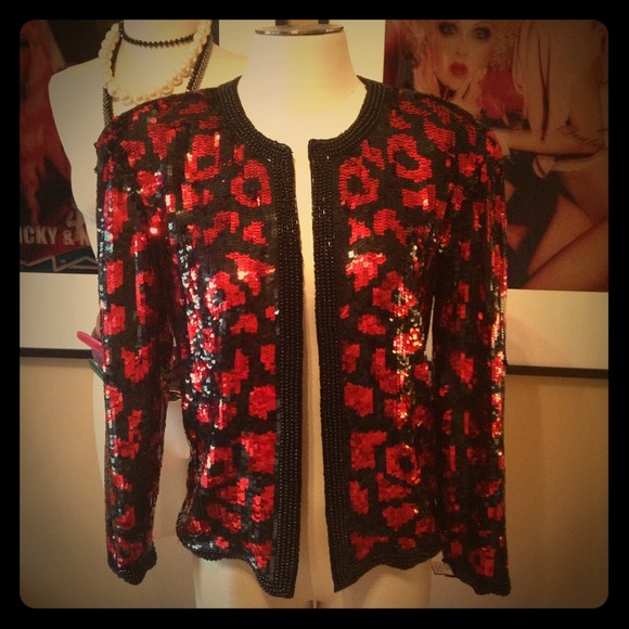 💥SOLD💥Vintage Hand Beaded Jacket