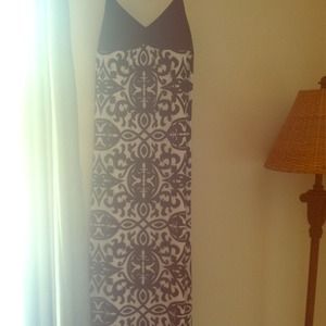 Maxi print dress