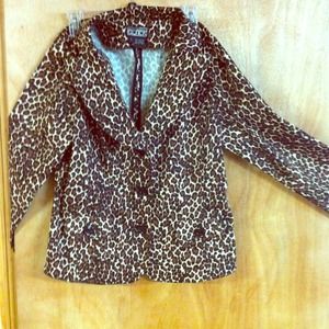 ❌❌RESERVE for miagarcia❌❌Cheetah print blazer