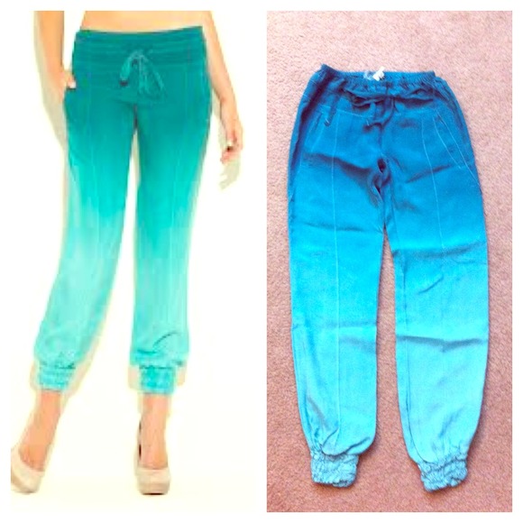 Guess Pants - ❗REDUCED❗Teal Ombré Pants by Guess