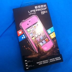 Pink iPhone 4/4s life proof case