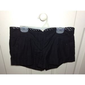 Forever 21 black dress shorts