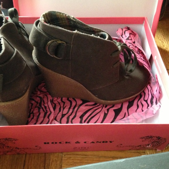 Brown booties