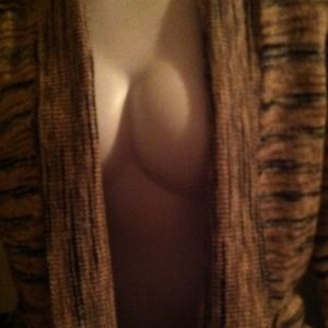 Multi color earth tone cardigan sweater L/XL