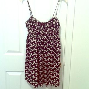 Feminine Empire Waist Daisy Dress