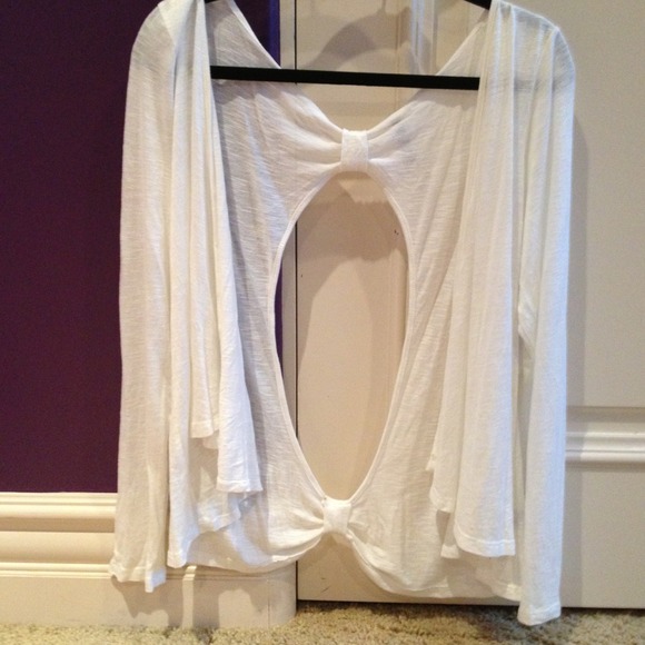 White open back cover up