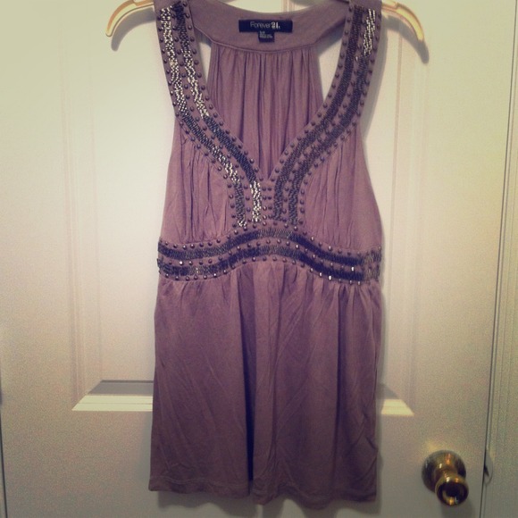 Beaded Tank Top