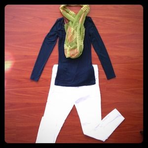 Long sleeve top and lace back