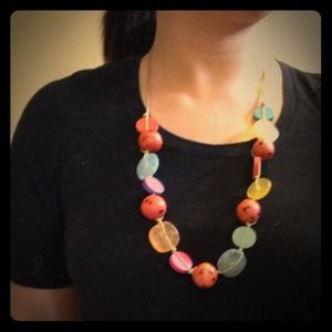 Colorful beaded necklace
