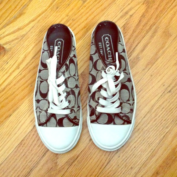 Coach slip on shoes