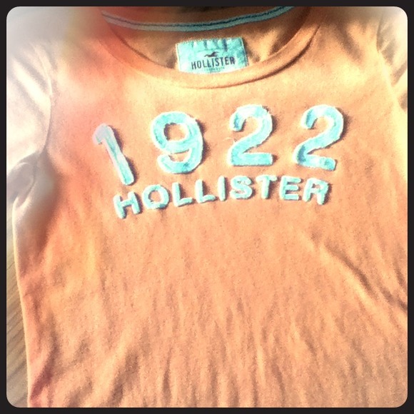 Orange Hollister shirt! Worn once.